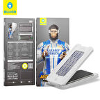 Anti-Reflective iPhone 14 Pro Uyumlu Uygulama Aparatlı Ekrandan Bile Daha Net Cam Ekran Koruyucu