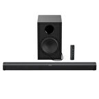Tribit S1 Soundbar ve Subwoofer 2.1 Kanal 200W Hoparlör 4EQ Modu, BT 5.4, USB, HDMI, AUX Bts61