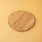 Rossel Premium 30cm Bambu Çizgi Dönerli Sunum Tahta -2341