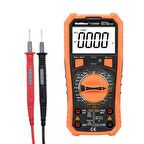WellHise VC890D Ölçü Aleti Multimetre Avometre NVC Işıklı Ekran El Feneri True RMS