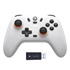 Gamesir Nova Lite Hall Effect 2.4g Wireless Controller Nintendo Switch, Windows PC, Steam Deck, Android ,Ios Beyaz