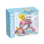 KP28019 Keeppley Orange Cat Game Room Blok Seti -Vagon life