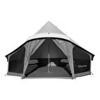 KingCamp KHAN LIGHT 400 Premium 4-6 Kişilik Glamping Çadır