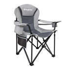 KingCamp Cedar Deluxe Ultra Bel Destekli Kamp Sandalyesi Grey
