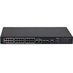 DAHUA (PFS4226-24GT2GF-360-V2) 24 PORT POE 10/100/100 2xSFP 2xUPLINK L2 YÖNETİLEBİLEN SWITCH-360W