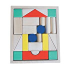 Ahşap Kasalı Blok 25 Parça