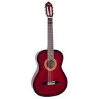 VC103TRDS Sap Çelikli 11-13 yaş grubu 3/4 Kırmızıburst Klasik Gitar 