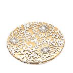 SABUNLUK ALTIN ÖRGÜ MODEL POLİRESİN 12x12x4cm