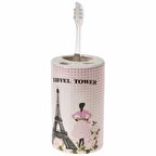 SERAMİK DİŞ FIRÇALIK EYFEL KULESİ MODEL 7X7X11CM