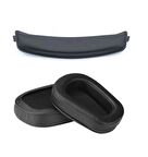 Logitech G633 G933 G935 G635 G933S G633S Deri Kulaklık Pedi ve Kafa Bandı 