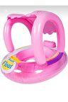 Şişme Gölgelikli Bebe Flotörü Bebek Simiti