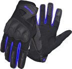 SCOYCO MC58 KORUMALI MOTOSİKLET ELDİVENİ MAVİ