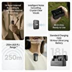 DJI Mic 2 2 Kişilik Kompakt Dijital Kablosuz Mikrofon Sistemi | DJI Türkiye Karacasulu Garantili |