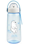 We Bare Bears Lisanslı Figürlü Plastik Şişe (600Ml) - Kutup Ayısı