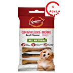 Gnawlers Köpek Ödül Kemiği Beef (Biftek) Flavour 6'lı Paket x 4 Adet