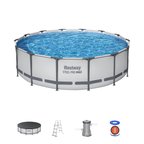 Bestway Prefabrik Havuz Steel Pro MAX  Prefabrik Yer Üstü Çember Havuz Seti4,27 m x 1,07 m 56950