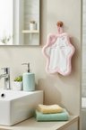 Miniso Lisanslı Hayvan Serisi El Havlusu – Pembe Renkli 18x22 cm Küçük Mutfak Banyo Havlusu