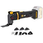 CAT DX41B 18Volt Kömürsüz Profesyonel Çok Amaçlı Devir Ayarlı Raspalama+14 Adet Aksesuar