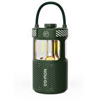 NowGo F1 20W Bluetoooth Hoparlör Taşınabilir Powerbank Kamp Feneri Yeşil