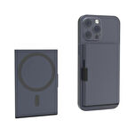 Piili Magsafe Wallet Metal Çöl Titanyum