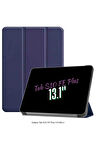 Galaxy Tab S10 FE Plus Uyumlu 13.1" Katlanabilen Standlı Smart Cover Akıllı Tablet Kılıfı