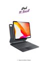 iPad 11. Nesil A16 2025 Uyumlu Magic Style Manyetik Yapışmalı Klavyeli Tablet Kılıfı