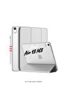 iPad Air 13 2025 M3 Çip Uyumlu Standlı Katlanabilir Fuchsia Smart Cover Tablet Kılıfı
