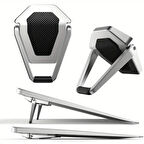 Coofbe Yapışkanlı 2 Adet Metal Laptop Standı Notebook Yükseltici Stand Masaüstü Laptop Tutucu Stand