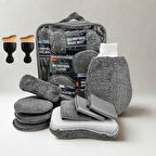 Coofbe Profesyonel 11 Parça Mikrofiber Araç Oto Yıkama Seti Araç Fırçası Araç Mikrofiber Bez Seti