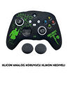 Xbox Series S/seris X 9.nesil Uyumlu Desenli Oyuncu Kolu Silikon Kılıf +Analog Silikon