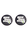 Gta 5 Desenli Xbox One S/one X/xbox E/xbox 360 Analog Koruyucu Silikon Pad