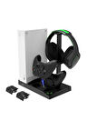 İPEGA XBOX Series S Çok Amaçlı Askılı Şarj İstasyonu Soğutucu Stand Pil Set