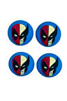 Deadpool & Wolverine  PS5/PS4/PS3/Xbox One/One X/One S/Series X/Series S  3D Analog silikon -4 Adet