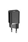 Baseus Super Si QC 20W USB-C Hızlı Şarj Cihazı Siyah