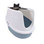 M-Pets Eco Tima Kapalı Kedi Tuvaleti Mavi 40x38x53 Cm 