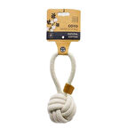 M-Pets Coto White Loop Ball 6,5 Cm Örgü Halka Köpek Oyuncağı