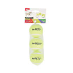 M-Pets Hop Tenis Topu Köpek Oyuncağı Sarı 3'lü 6,4 Cm 