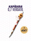 Kapibara Figürlü 0,7 mm Uçlu Versatil Kalem (1 Adet)