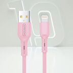 Joyroom S-M357S Apple İphone Uyumlu Lightning Şarj ve Data Kablosu 2A 1m Pembe