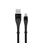 Konfulon S61 Micro USB Kablo 1.2M 2.1A - Siyah