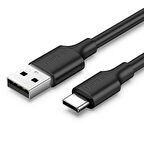 Ugreen USB Type-C Şarj ve Data Kablosu Siyah 2 Metre