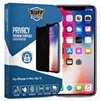 Buff iPhone 11 Pro / Xs / X Privacy Ekran Koruyucu