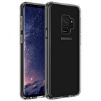 Buff Galaxy S9 ile Uyumlu Air Hybrid Kılıf Smoke Black