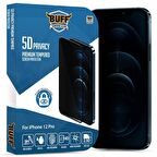Buff iPhone 12 Pro 5D Privacy Ekran Koruyucu