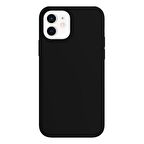 Buff iPhone 12 Mini Rubber S Kılıf Black