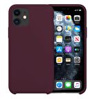 Buff iPhone 11 Rubber Fit Kılıf Plum