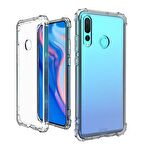 Blogy Y9 Prime 2019 ile Uyumlu Crystal Fit Kılıf Crystal Clear