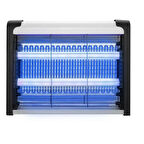 Siyah 6 Watt 2000 Volt İki LED'li Elektrikli Sinek ve Haşere Öldürücü 