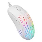 Altec Lansing Beyaz USB Kablolu 6 Tuşlu Renkli Led Işıklı 8000DPI Gaming Oyuncu Mouse