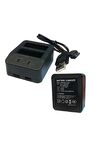 Hero 6 Uyumlu Black Ikili Şarj Cihazı